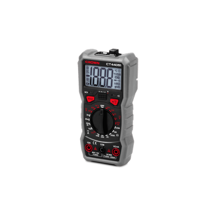Multimètre Metrix digital 600V 10A LCD CROWN